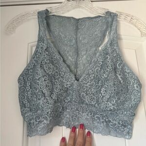 Soma Embraceable Lace Bralette RacerBack Pull On